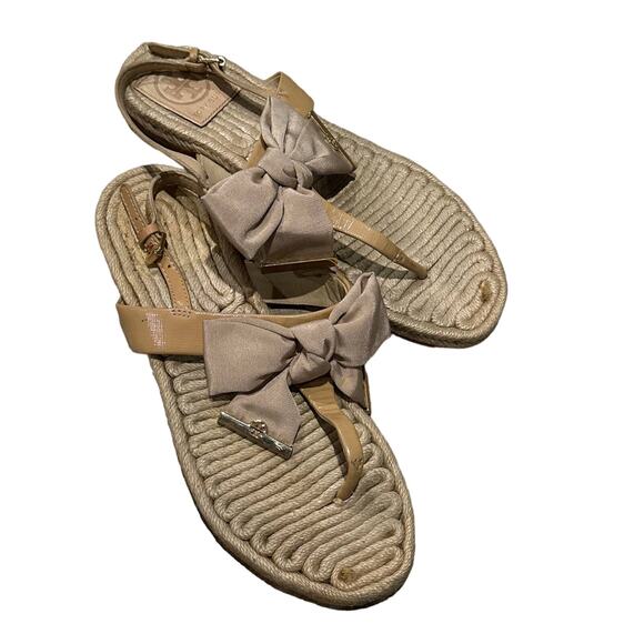 TORY BURCH Flat Thong Sandals 8 - Picture 1 of 7